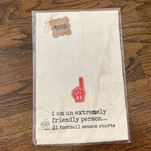 Mud Pie Other - Mud Pie Foam Finger Football/Tailgate Dish Towel